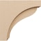 Ekena Millwork 5"W x 20"D x 20"H Thin Helena Rough Cedar Woodgrain TimberThane Corbel, Primed Tan CORUR05X20X20HELRCPR - alternate 6